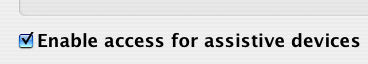 Check to enable